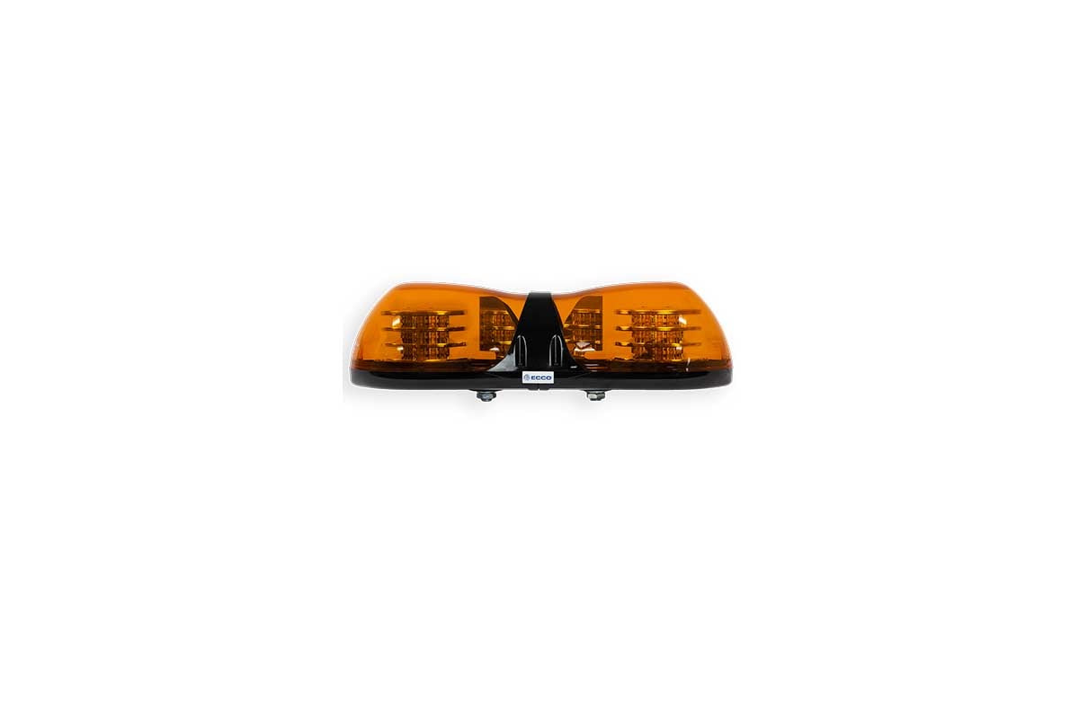6 serie | R65 LED flitsbalk amber | 2 LED | 520mm