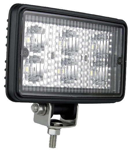 Led Werklamp rechthoekig 150 x 115 720 lumen  6 leds breedlicht 12/24V