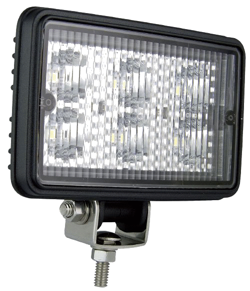 Led Werklamp rechthoekig 150 x 115 720 lumen  6 leds breedlicht 12/24V