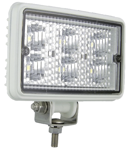 Led Werklamp rechthoekig 150 x 115 720 lumen 6 leds breedlicht 12/24V