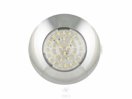 Led Interieurverlichting voorzien cool white licht 24V chrome rand rond 75