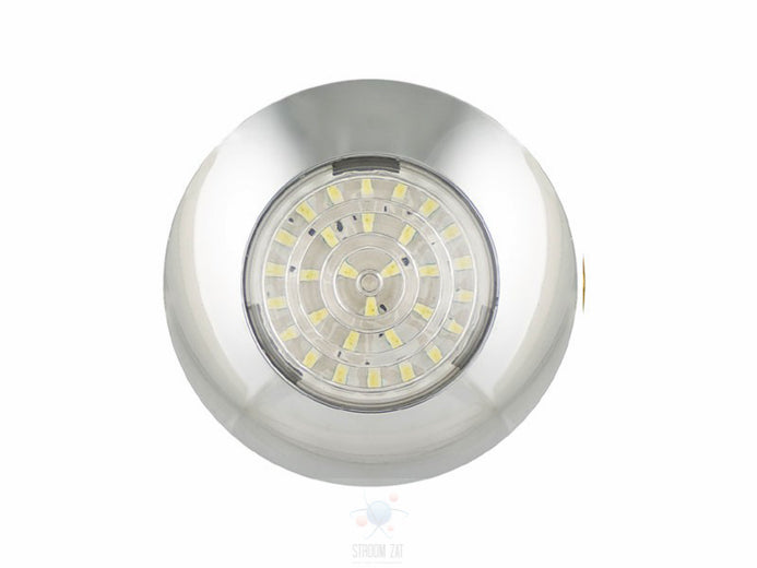 Led Interieurverlichting voorzien cool white licht 24V chrome rand rond 75