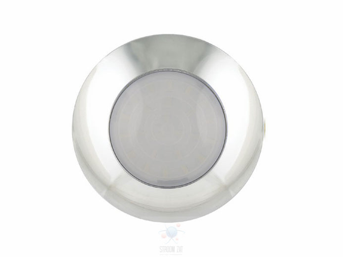 Led Interieurverlichting voorzien cool white licht 12V witte rand / melk glas rond 75