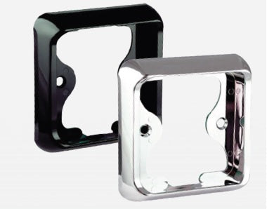 LED combi lamp 120x120 chrome rand 100 serie