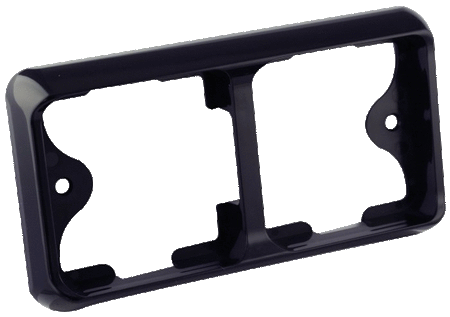Black  Bracket Double 80 Serie