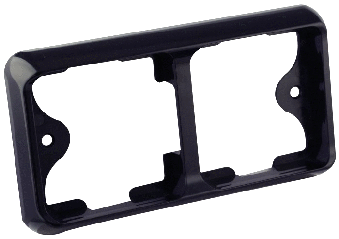 Black  Bracket Double 80 Serie