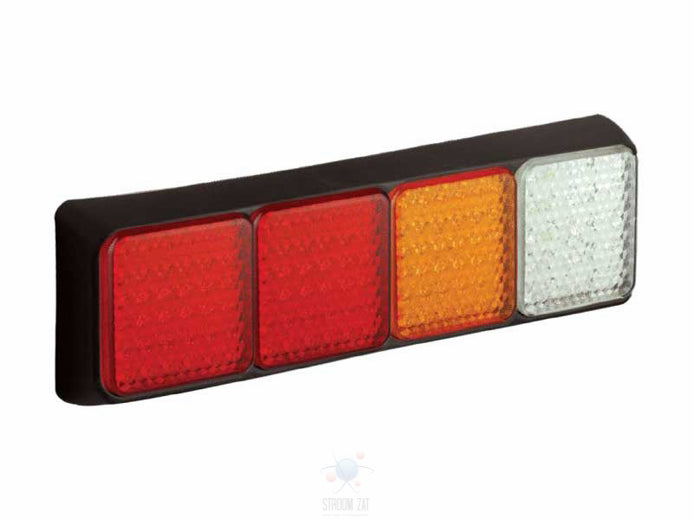 Led rem/achterlicht unit 350 x 105 x 47 80 serie 4 kamer