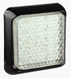 Led 100mm vierkant achteruitrijlicht 80 serie