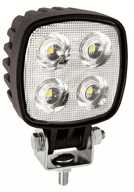Led Werklamp vierkant  81 1000 lumen 4 leds spotlicht 12/24V