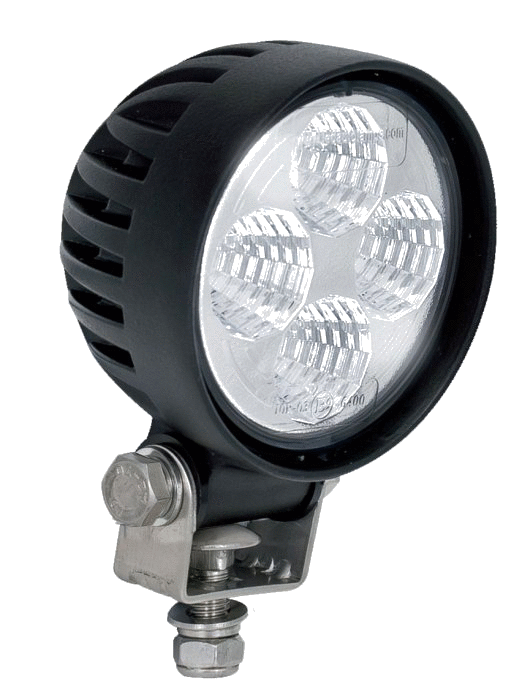 Led Werklamp rond 84mm 800 Lumen 4 led breedlicht 12/24V