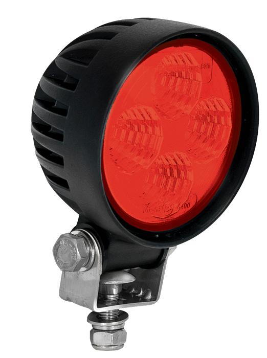 Led Werklamp rond 84mm 440 Lumen 4 led breedlicht 12/24V