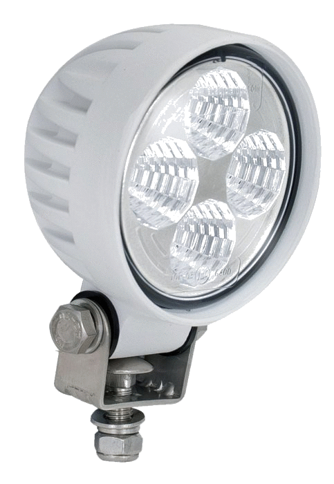 Led Werklamp rond 84mm 800 Lumen 4 led breedlicht 12/24V