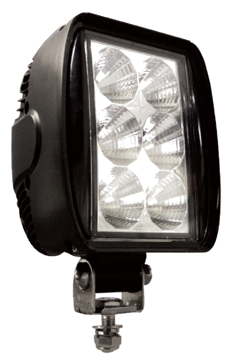 Led Werklamp rechthoekig 122 x 157 1500 lumen 6 leds breedlicht 12/24V