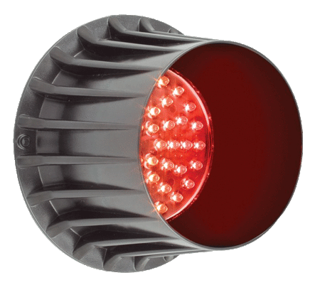 Led Verkeersadvieslamp Rood 140mm 12V
