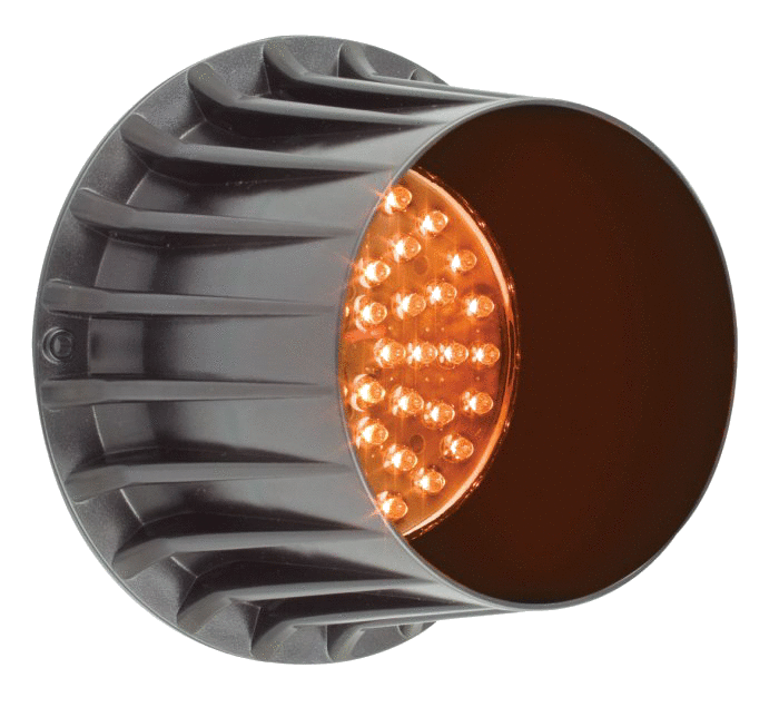 Led Verkeersadvieslamp Amber 140mm 12V