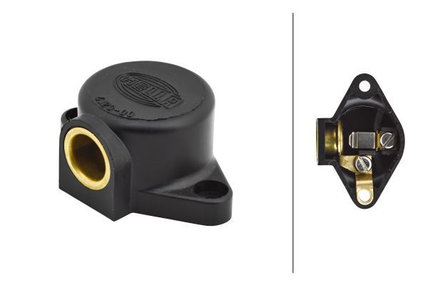 Hella stopcontact 2p. Din 4165