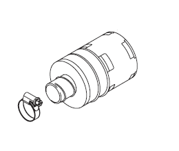 Luchtinlaat demper 24.5 mm Webasto