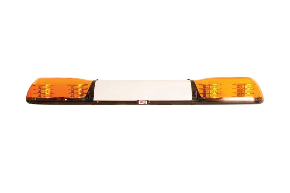 6 Serie | R65 LED flitsbalken amber | Wit midden / verlicht midden, 4