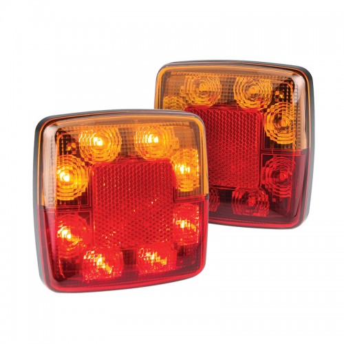 LED achterlichtunit 12V set van 2