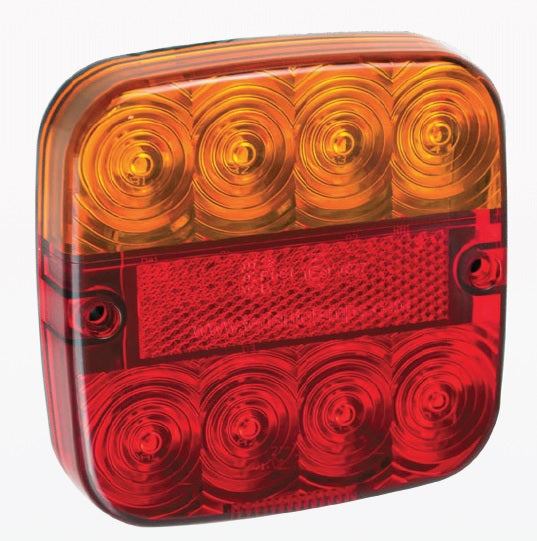 LED  Achterunit stop - achter- kenteken en knipperlicht met Ekeur