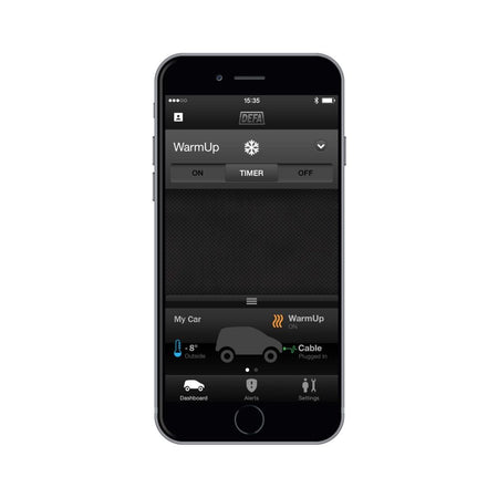 Defa Set 230V 1400 verwarming met lader en Bluetooth bediening 
