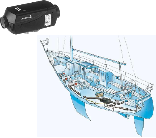Eberspächer Airtronic D4 Scheepsset   12V of 24V 