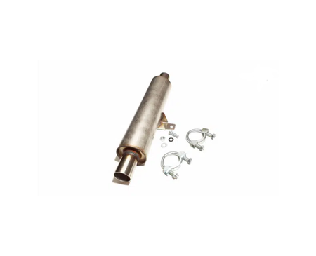 Uitlaatdemper RVS 38mm 