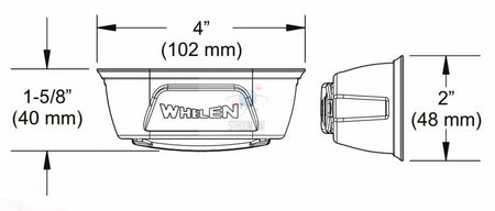 Whelen LED flitser LINZ6 Amber ECE R65 klasse 2 12V