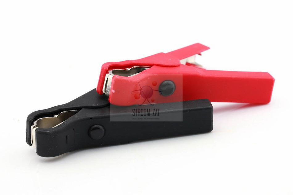 Accu laadklem set rood/zwart 40A