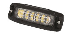 LED flitser Axixtech ministealth 6 Leds ECE R65 Oranje