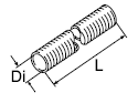 Inlaatbuis H-M-A Ø21.4MM 0.4M