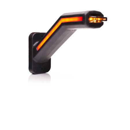 LED Breedtelamp links incl. knipperlicht, Dark Clear of Neon 