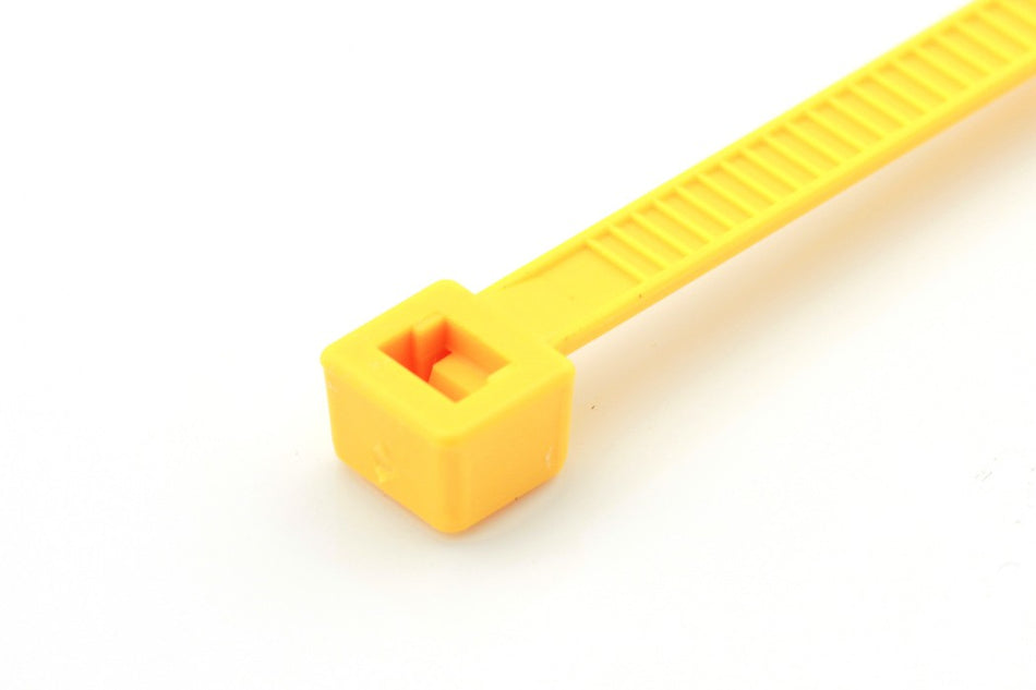 Kabelbinder 200mm x 4.5mm á 100 stuks Geel