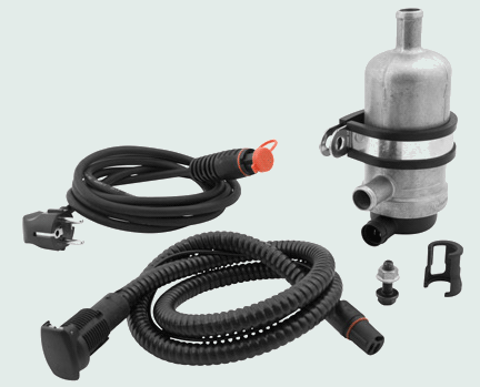 Calix motor verwarmer 230V 750Watt max.80°