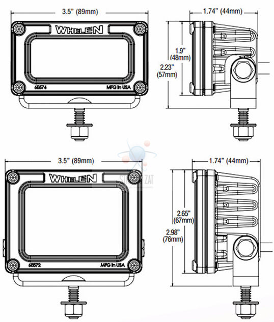 Whelen Pioneer nano 24V 1800LM wit