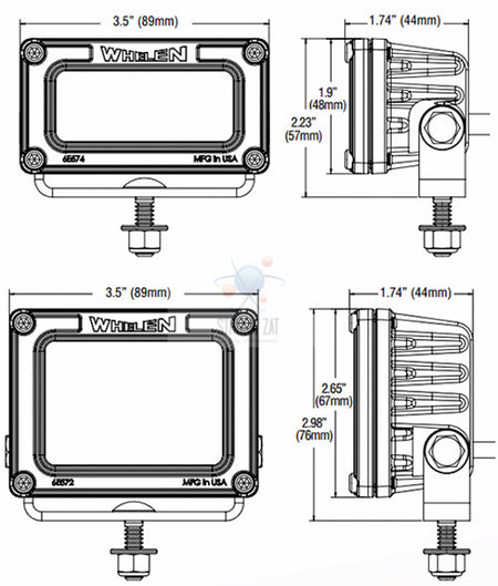 Whelen Pioneer nano 24V 1800LM wit