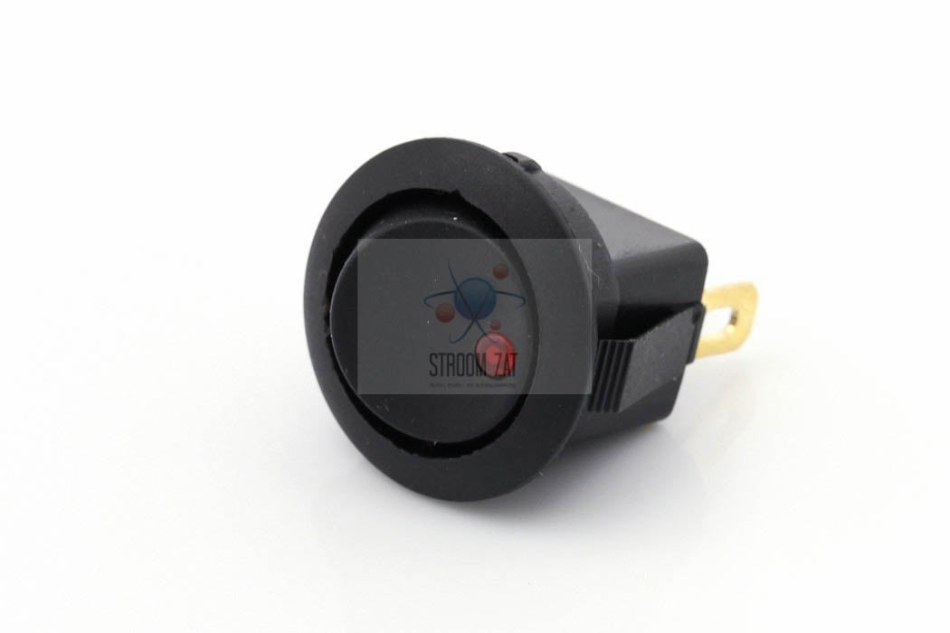 Mini tuimelschakelaar 12V Rode LED 
