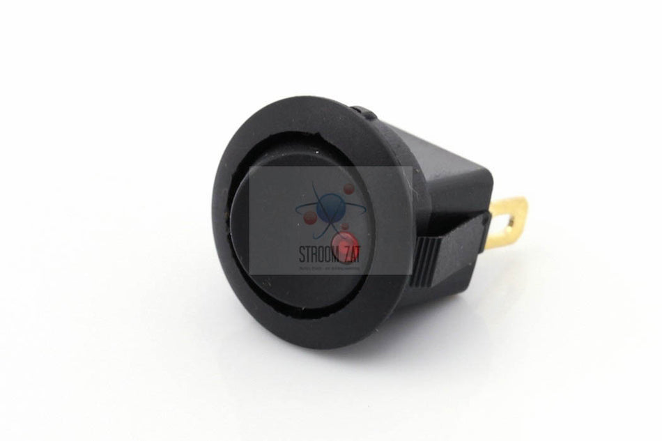 Mini tuimelschakelaar 12V Rode LED 