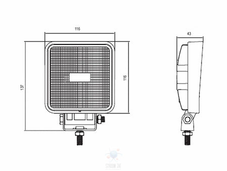 LED werklamp 1500lm 15W