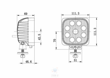 LED Werklamp 2800 Lumen 35W