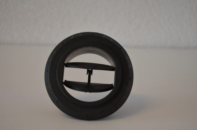 Uitblaasrooster afsluitbaar 60mm