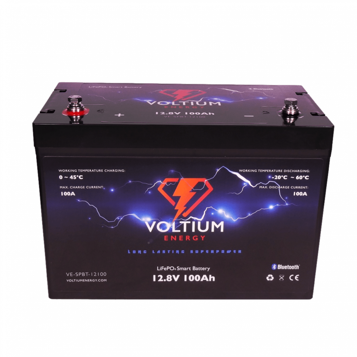 Voltium  LiFePO4 Smart Battery 12,8V 100Ah