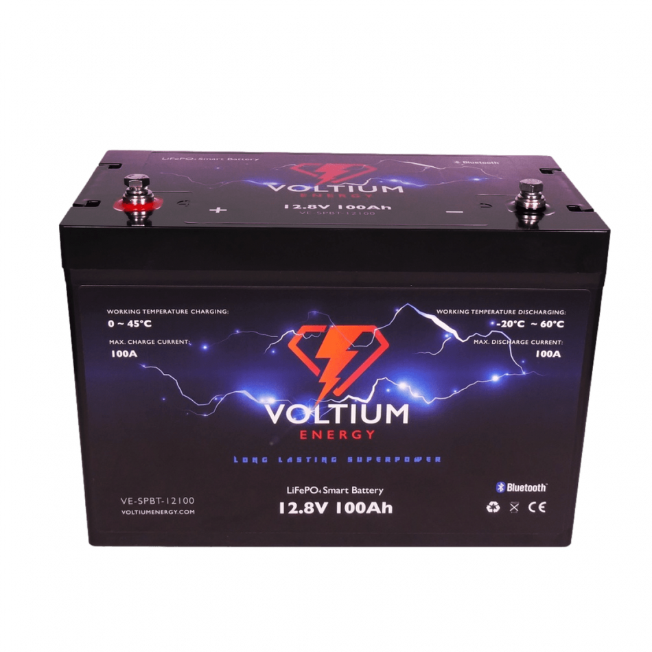 Voltium  LiFePO4 Smart Battery 12,8V 100Ah