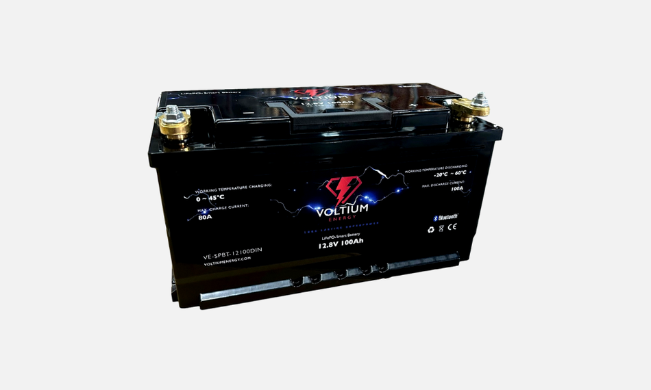 Voltium LiFePO4 Smart Battery 12,8V 100Ah DIN
