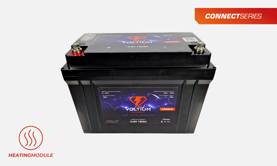 Voltium LiFePO4 Smart Battery 12,8V 100Ah – Connect Series