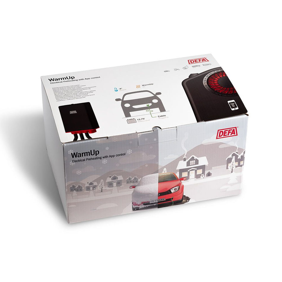 Defa Set 230V 1900 verwarming met lader en Bluetooth bediening 
