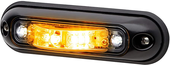 Whelen ION V-serie 12V Amber ( Flits, -omgevings verlichting)