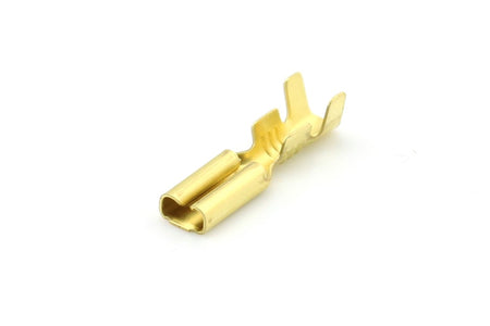 Kabelschoen ongeïsoleerd 0.5 -1.5mm² Vlakstekerhuls messing 2.8x0.5mm á 10 stuks