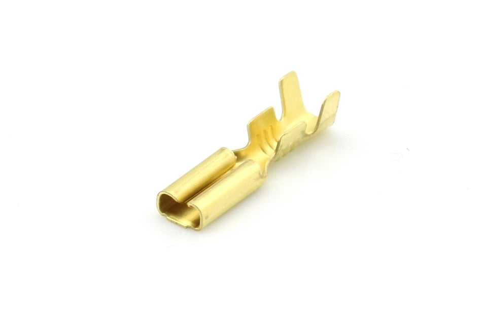 Kabelschoen ongeïsoleerd 0.5 -1.5mm² Vlakstekerhuls messing 2.8x0.5mm á 100 stuks