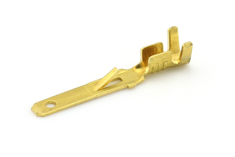 Kabelschoen ongeïsoleerd 0.5 -1.5mm²  Vlaksteker messing 2.8x0.5mm á 100 stuks